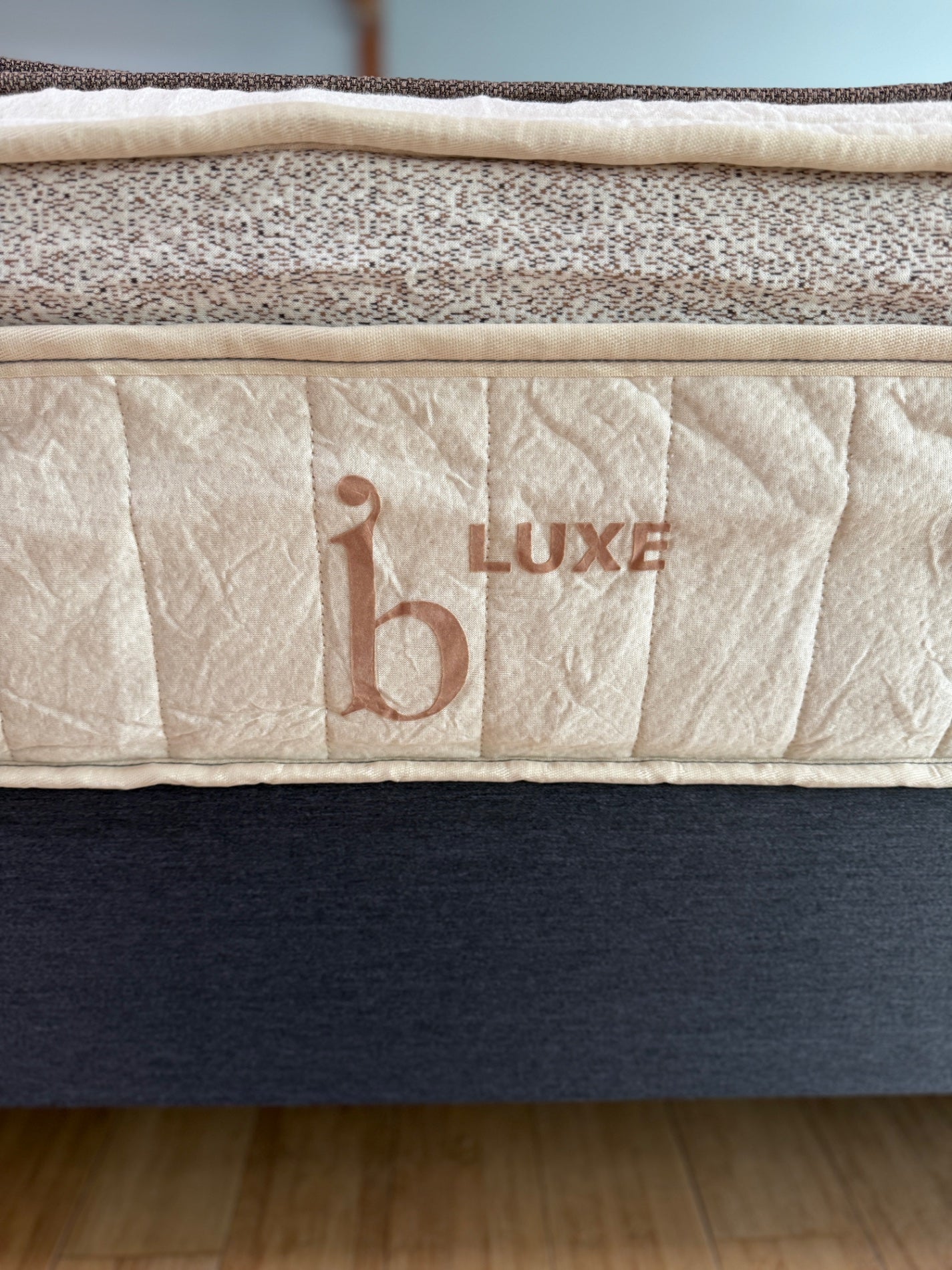 Birch Luxe Natural at The Drift Seattle Mattress Store - product label