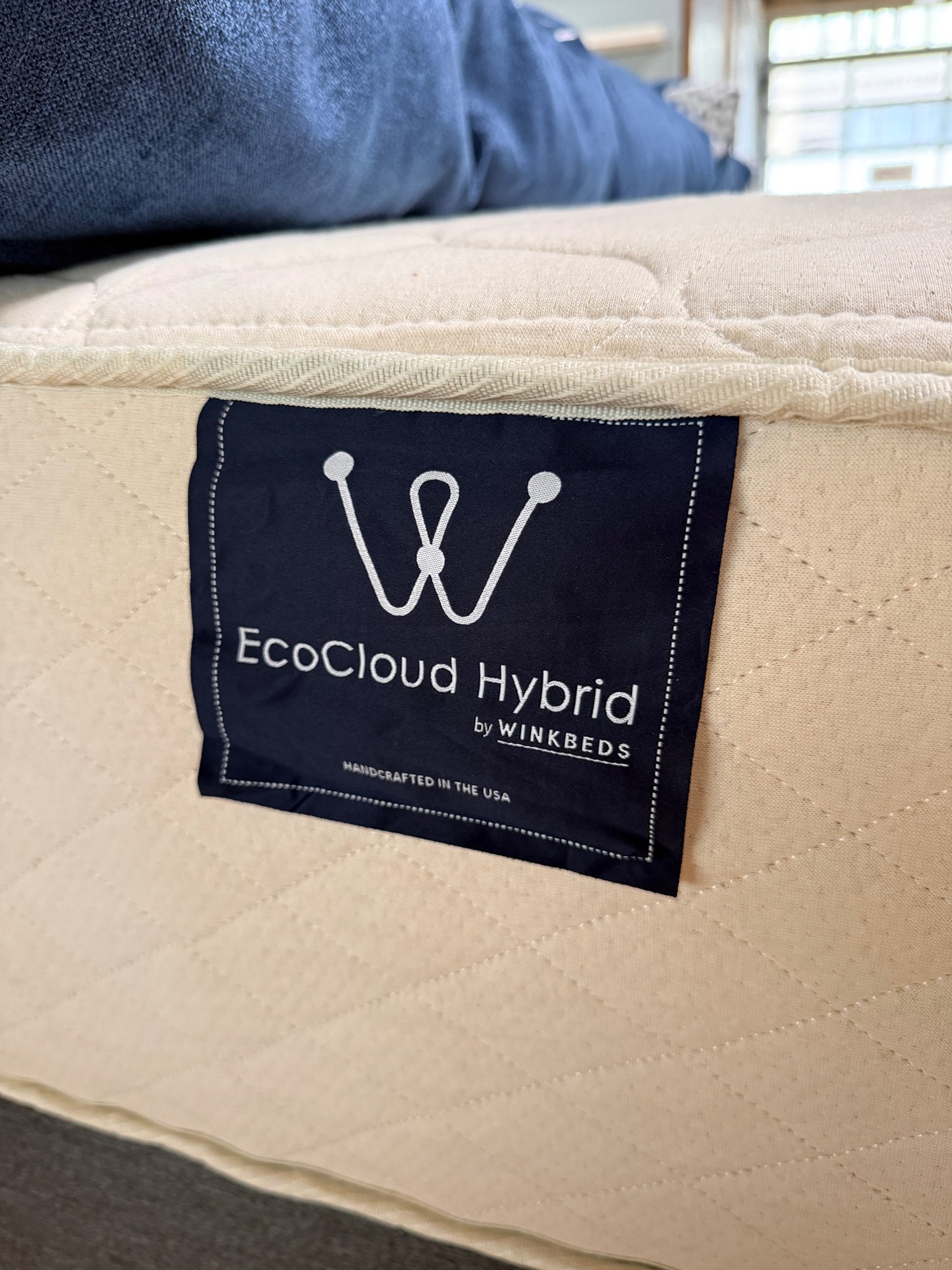 WinkBeds EcoCloud at The Drift Seattle Mattress Store - product label