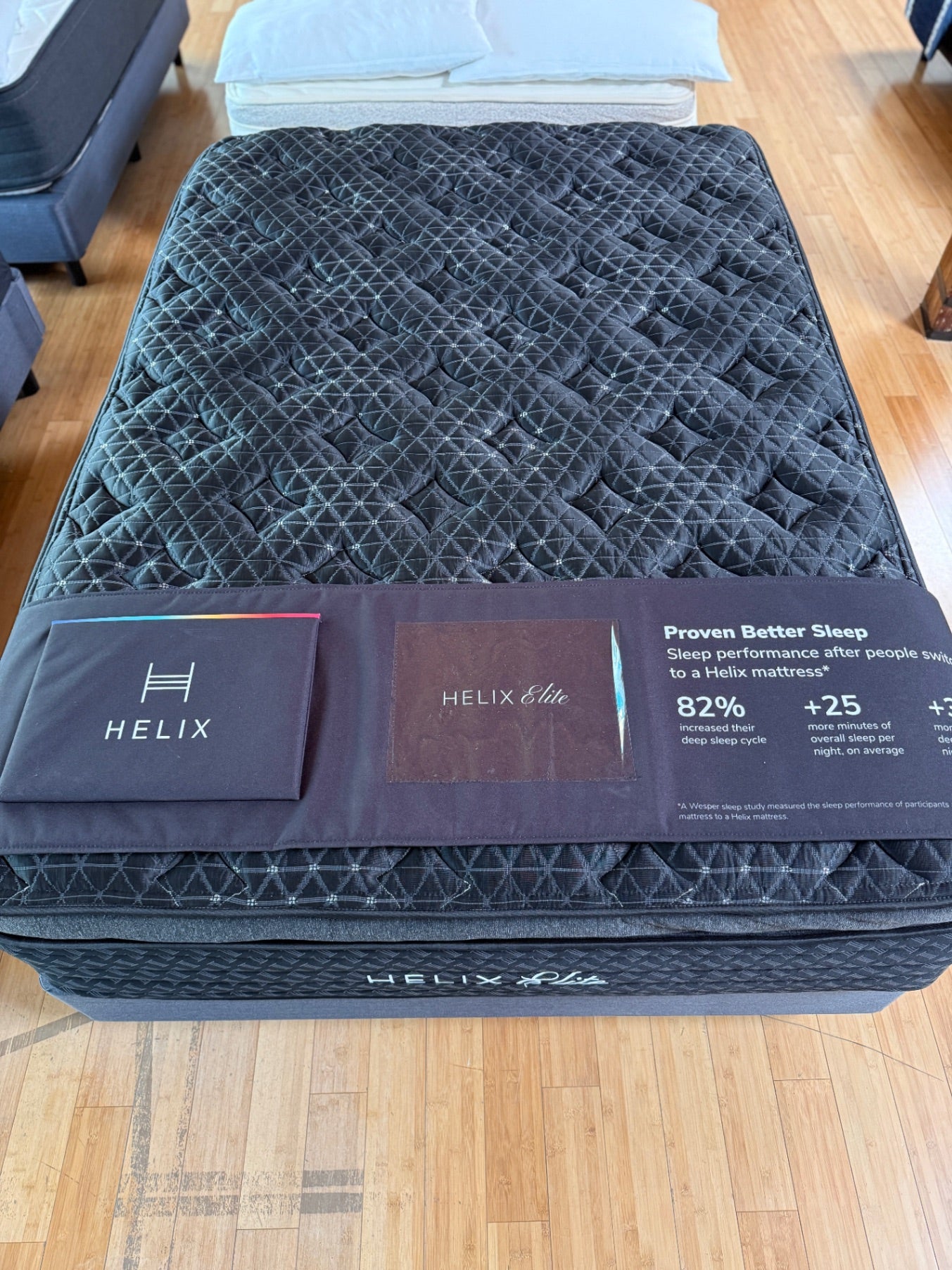 Helix Midnight Elite at The Drift Seattle Mattress Store - top view
