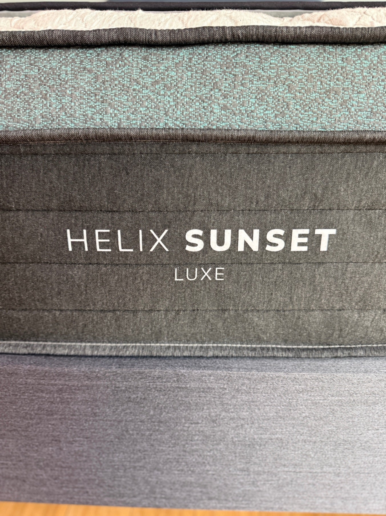 Helix Sunset Luxe at The Drift Seattle Mattress Store - product label