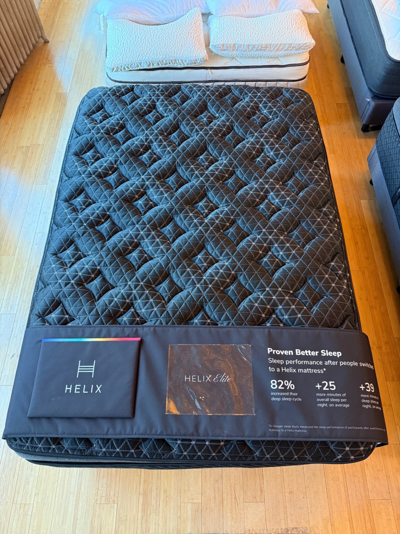 Helix Twilight Elite at The Drift Seattle Mattress Store - top view