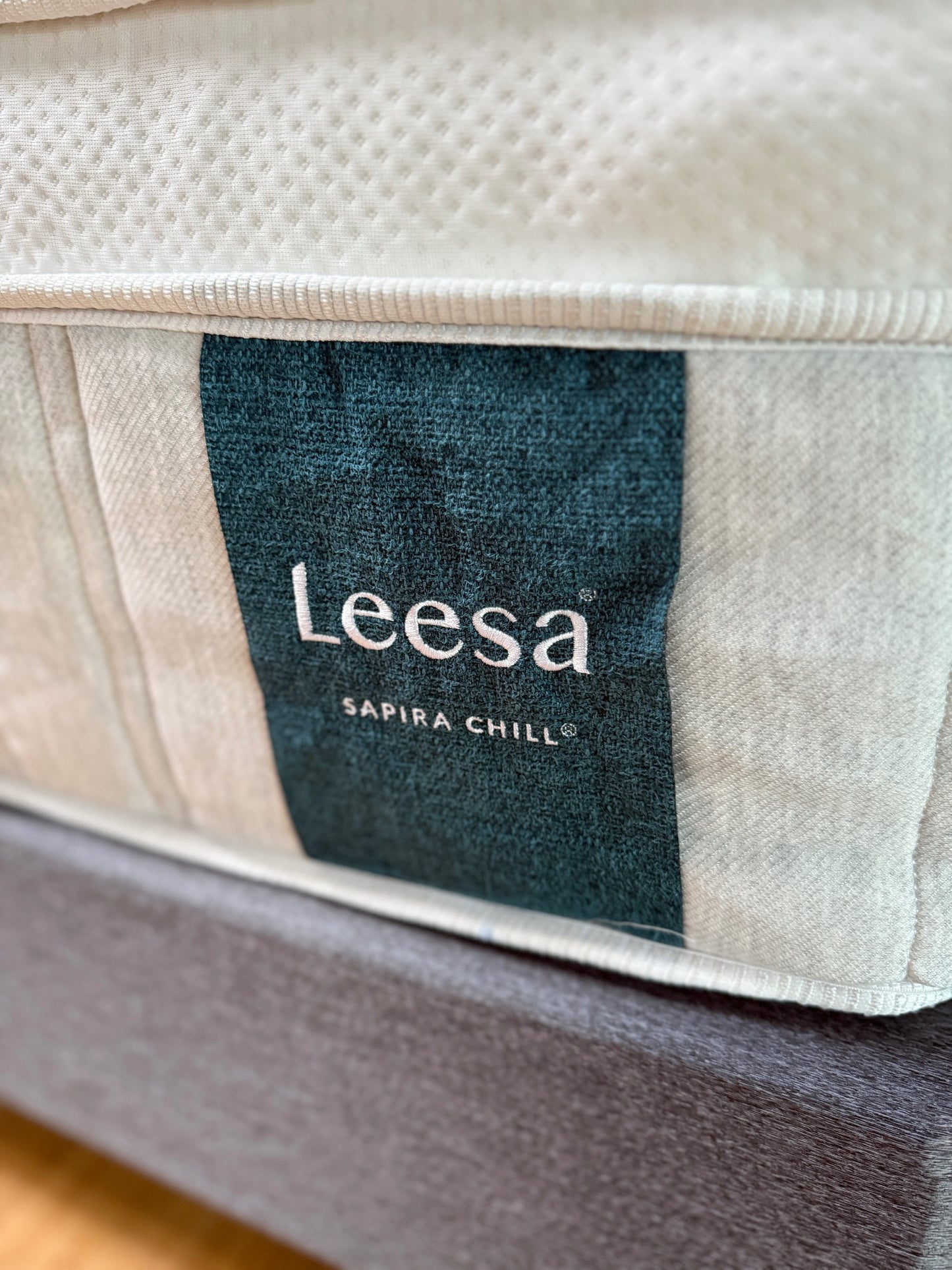 Leesa Sapira Chill at The Drift Seattle Mattress Store - product label
