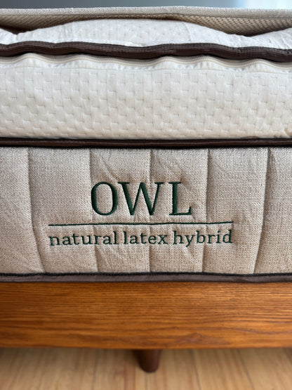 Nest Bedding Owl at The Drift Seattle Mattress Store - product label